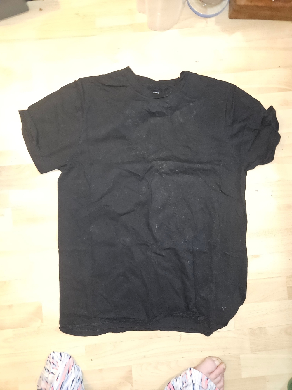 Goodfellow & Co Black Short Sleeve Crew Neck T-Shirt